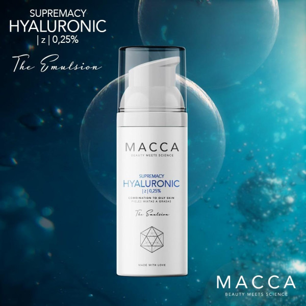 Macca Supremacy Hyaluronic Z 025% Emulsion Combination To Oily Skin 50Ml