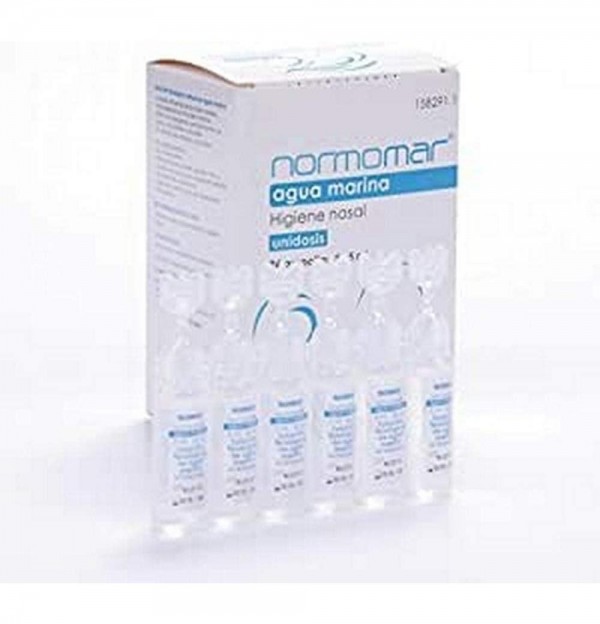 Normomar Agua Marina Esteril Limpieza Nasal (5 Ml 24 Monodosis)