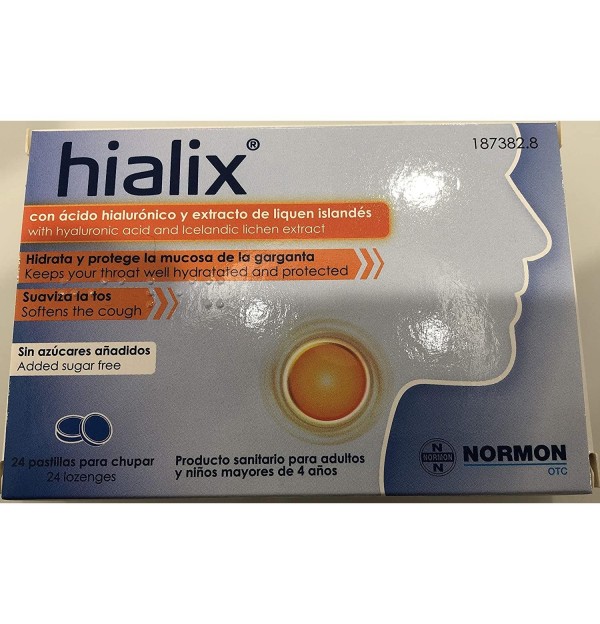 Hialix (24 Pastillas Para Chupar)