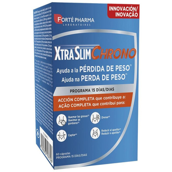 Xtraslim Chrono Cápsulas 60 U