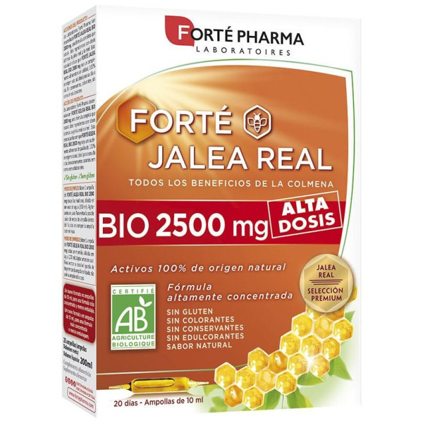 Forté Jalea Real Bio 2500 Mg Ampollas 20 X 15 Ml 2