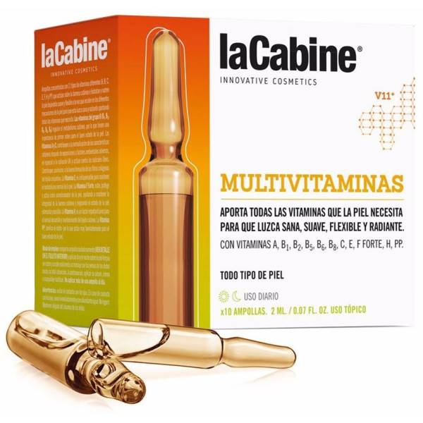 La Cabine Ampollas Multivitaminas 10X2Ml