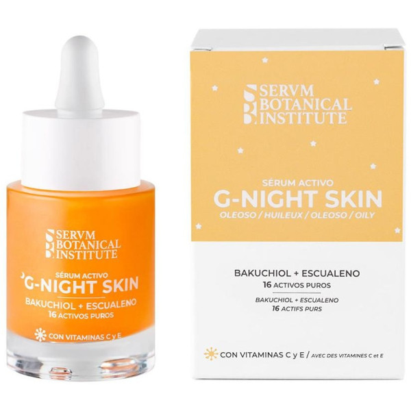 Servm Botanical Institute Active Serum G-Night Skin Oily 30Ml