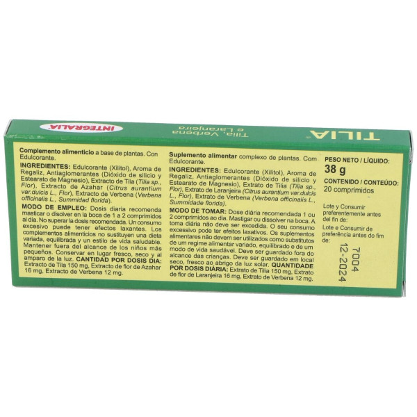 Integralia Tilia 20Comp Masticable