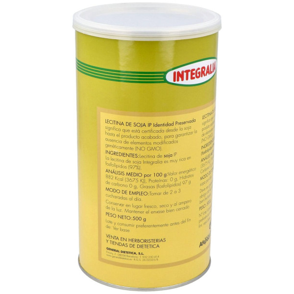 Integralia Lecitina De Soja Ip 500 G