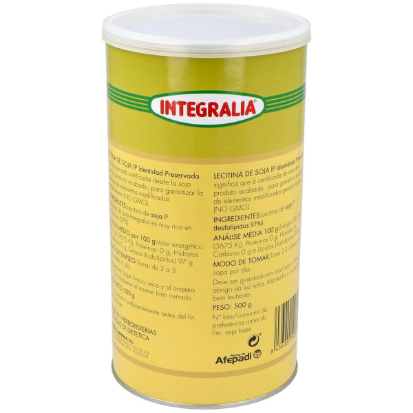 Integralia Lecitina De Soja Ip 500 G