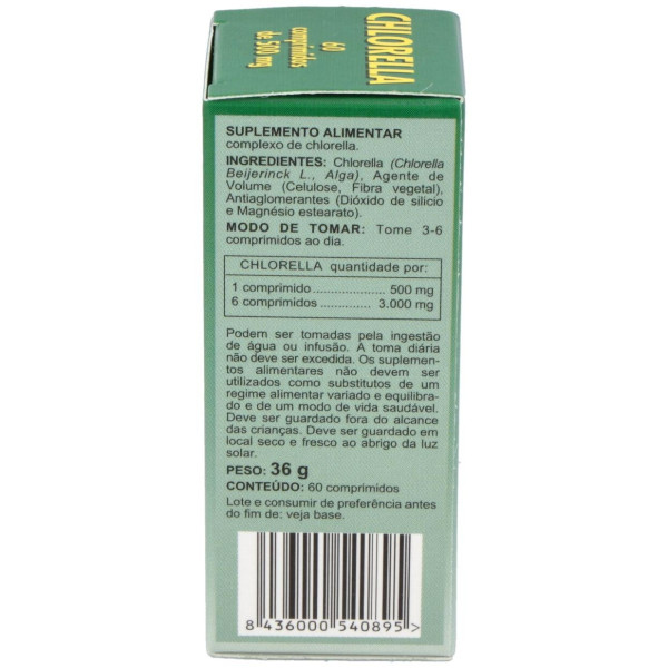 Integralia Chlorella 60 Comprimidos