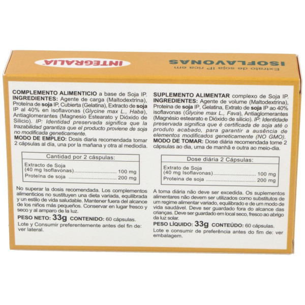 Integralia Isoflavonas Soja 60Caps