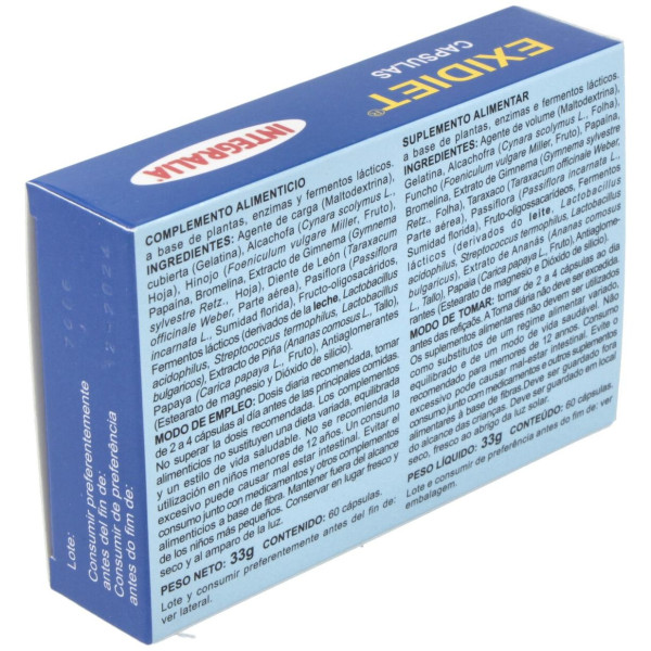 Integralia Exidiet Vientre Plano 60Caps
