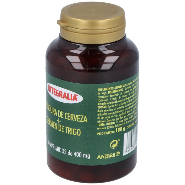 Integralia Levadura De Cerveza+Germen De Trigo 450Comp.