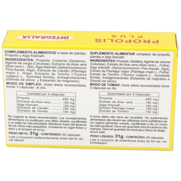 Integalia Propolis Plus 60Caps