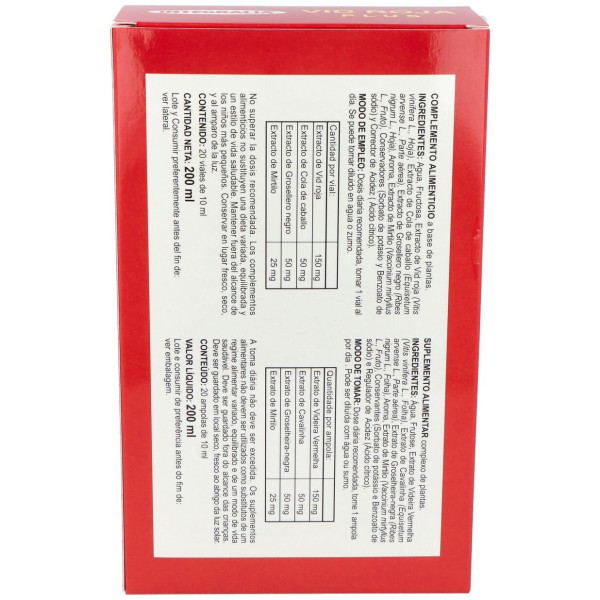 Integralia Vid Roja Plus 20 Viales