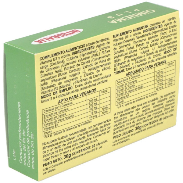 Integralia Gimnema Plus 60 Cápsulas