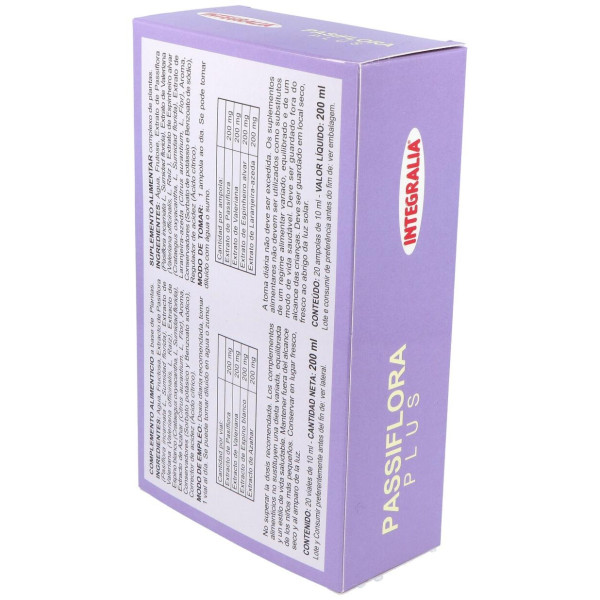 Integralia Pasiflora Plus 20 Ampollas