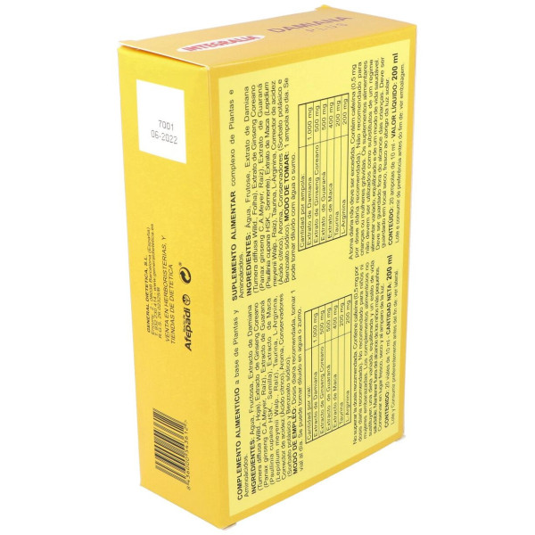 Integralia Damiana Plus Líbido 20Uds