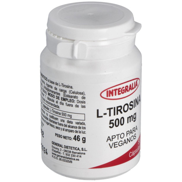 Integralia L-Tirosina 500Mg 50Vcaps