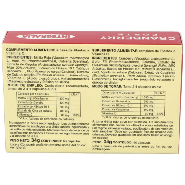 Integralia Cranberry Forte 60Caps