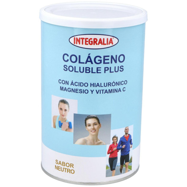 Integralia Colágeno Soluble Plus Hialurónico Magnesio Sabor Neutro 360G