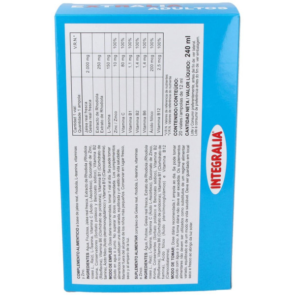 Integralia Extralia Adultos 20 Vialesx12Ml