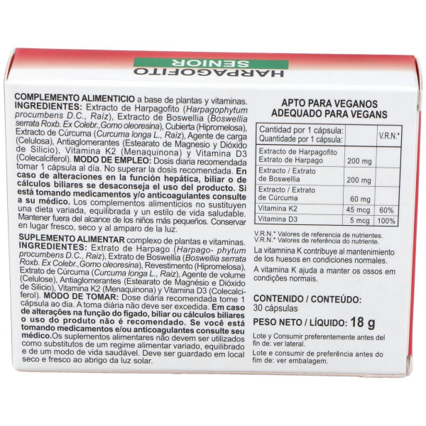 Integralia Harpagofito Senior 30 Comp