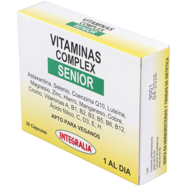 Integralia Vitaminas Complex Senior Complemento Alimenticio 30 C