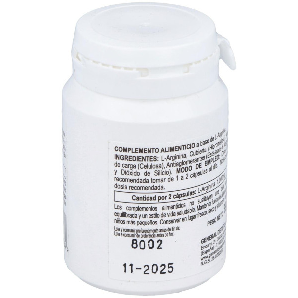 Integralia Arginina 500Mg 60Caps