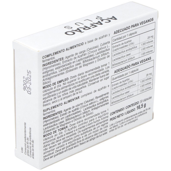 Azafran Plus 30Cap.