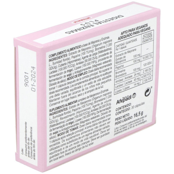 Integralia Digestial Enzimas Plus 30Caps
