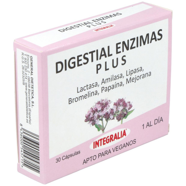 Integralia Digestial Enzimas Plus 30Caps