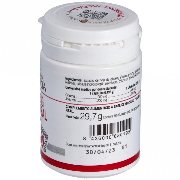 Ana Maria Lajusticia Ginseng Con Jalea Real 60Caps