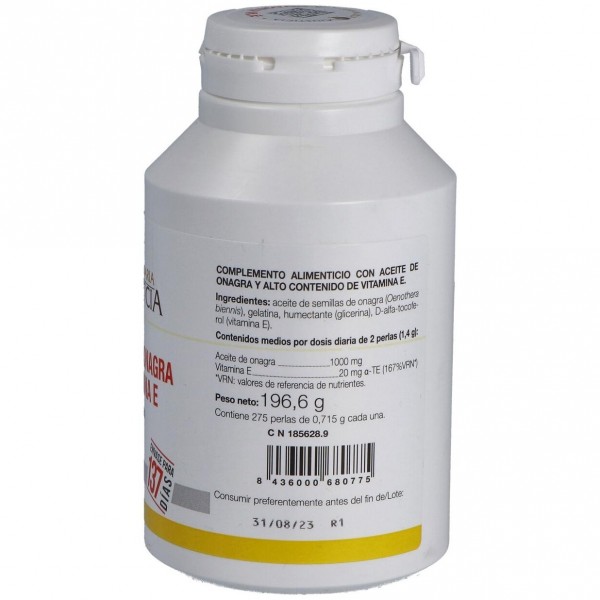 Ana Maria Lajusticia Aceite De Onagra + Vitamina E 275 Perlas