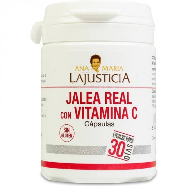 Ana María Lajusticia Jalea Real Con Vitamina C, 60 Cápsulas