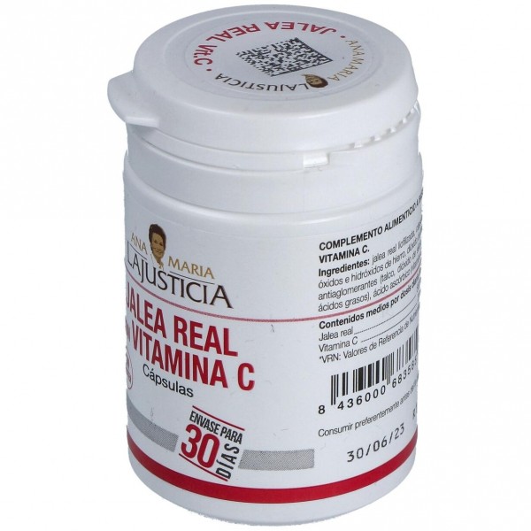 Ana María Lajusticia Jalea Real Con Vitamina C, 60 Cápsulas
