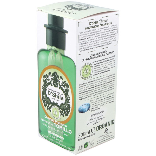 D'Shila Champú De Tomillo Anticaspa 300Ml