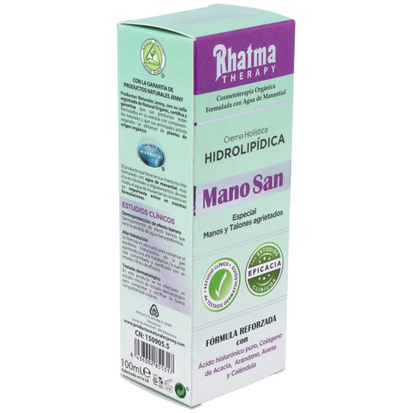 Rhatma Mano San Crema Para Manos Secas Y Sensibles 100Ml