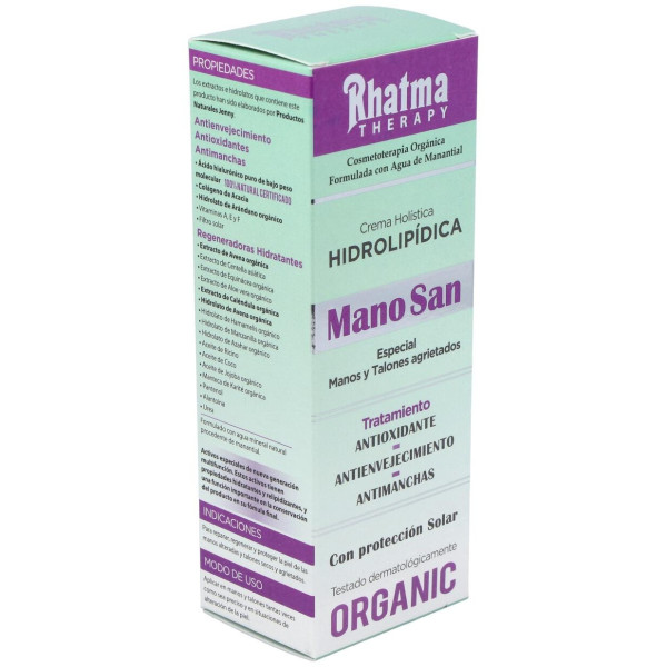 Rhatma Mano San Crema Para Manos Secas Y Sensibles 100Ml