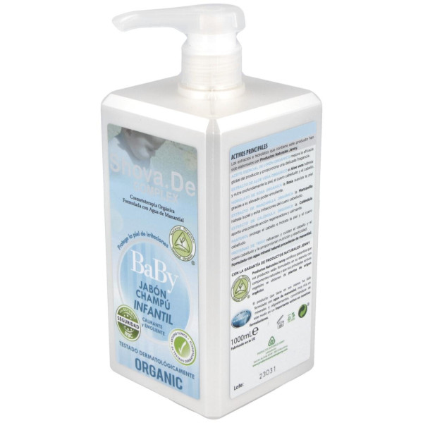 Baby Shova De Jabon Champu Infantil Aloe 1Litro