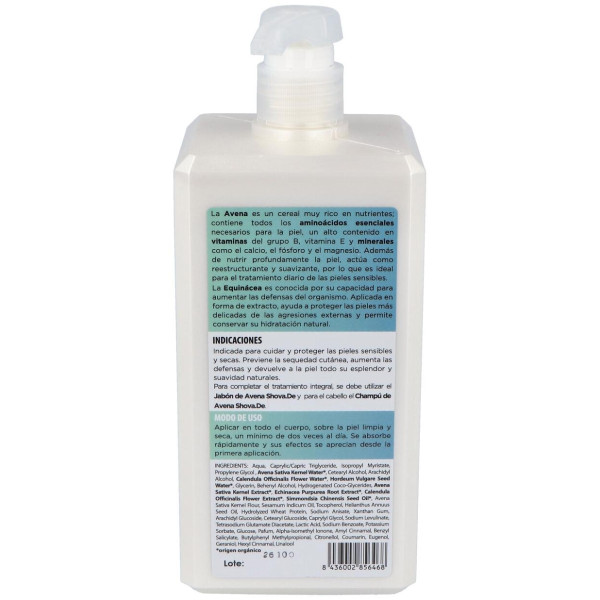 Shova De Leche Corporal Avena 1 L