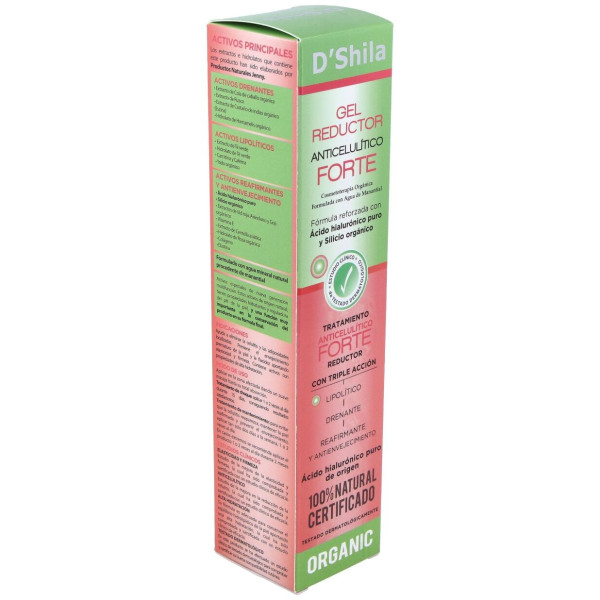 D'Shila Gel Reductor Anticelulítico Forte 200Ml