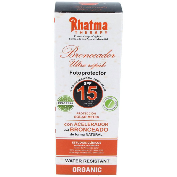 Rhatma Bronceador Solar Ultra Rapido Spf15 200 Ml