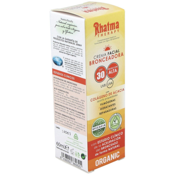 Rhatma Crema Facial Bronceadora Spf30 60Ml
