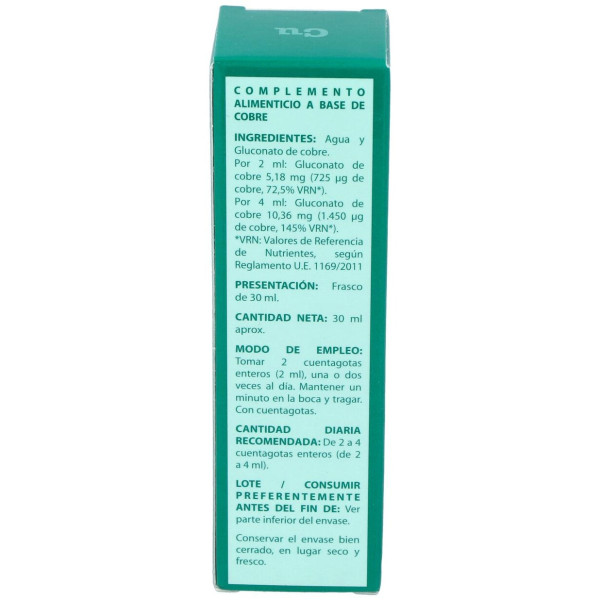 Oligogluco-Cu Cobre 30Ml.