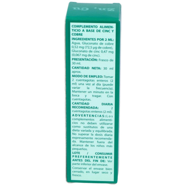 Equisalud Oligogluco Zinc-Cobre 31Ml