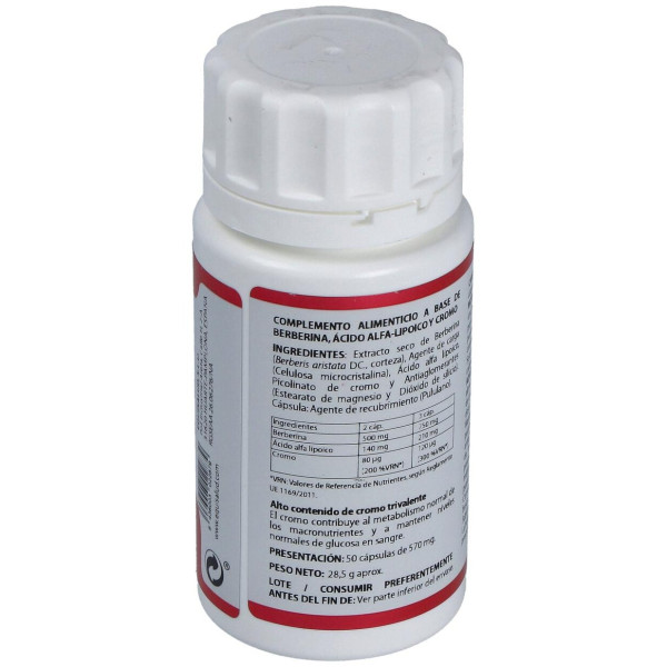 Holomega Berberina Con Acido Lipoico 50Cap.