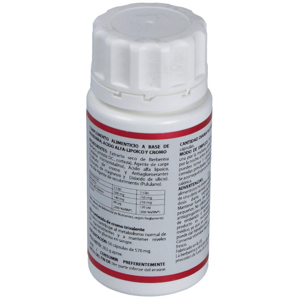 Holomega Berberina Con Acido Lipoico 50Cap.