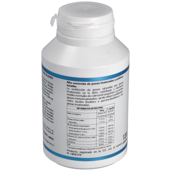 Equisalud Aceite De Borraja Orgánico 1000Mg 120Cáps