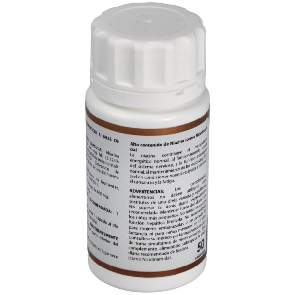 Holovit Nicotinamida 500Mg. 50Cap.