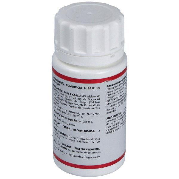 Holomega Malato De Magnesio 50 Cáp.