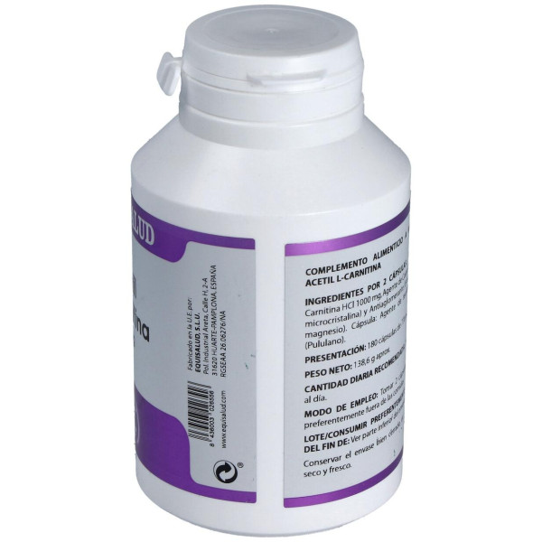 Equisalud Acetil L- Carnitina 500Mg 180Caps