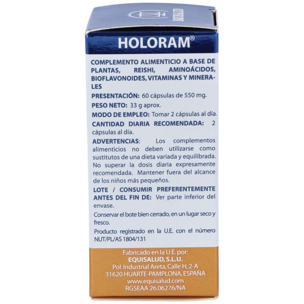 Holoram Reginat - Equisalud - 60 Cápsulas.